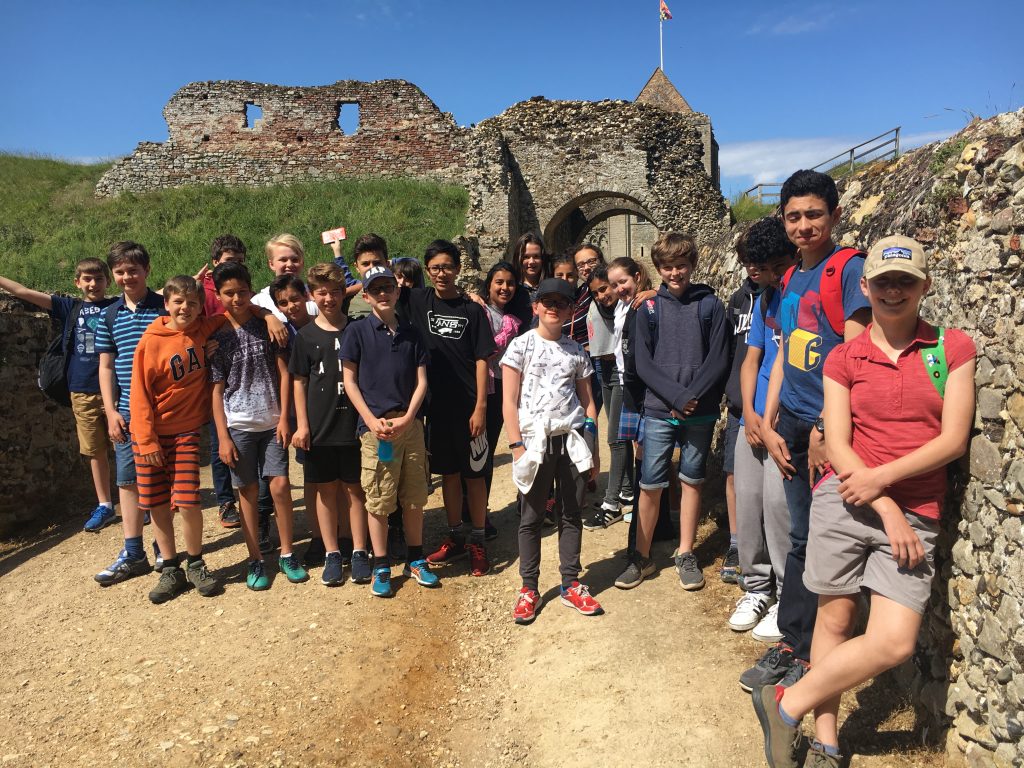 children on a school trip