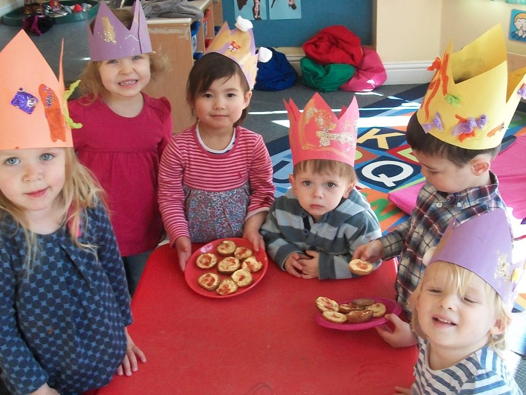 pre prep students celebrating a birthday