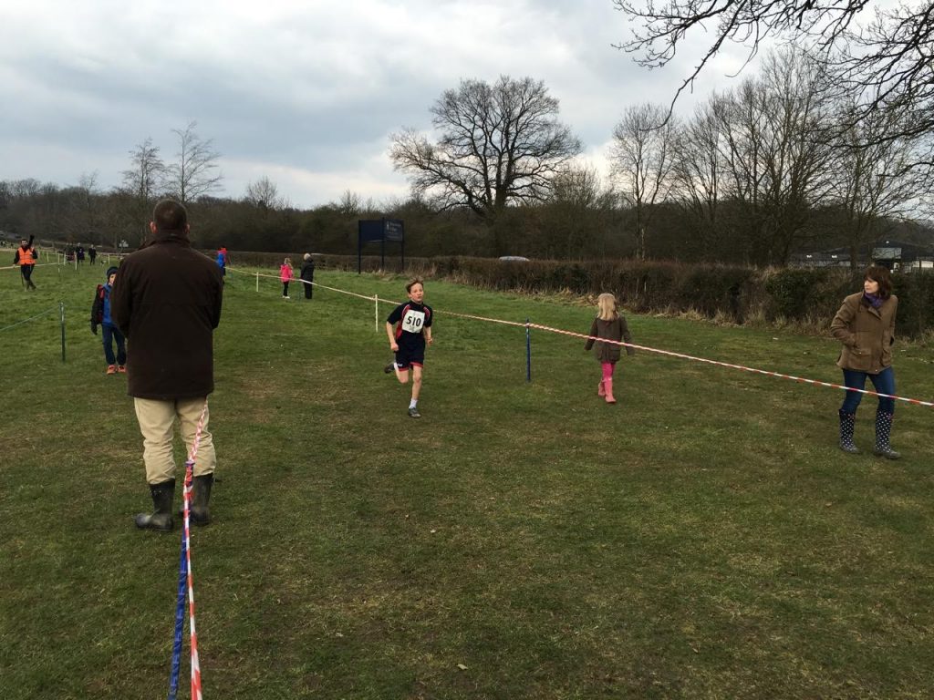 student running