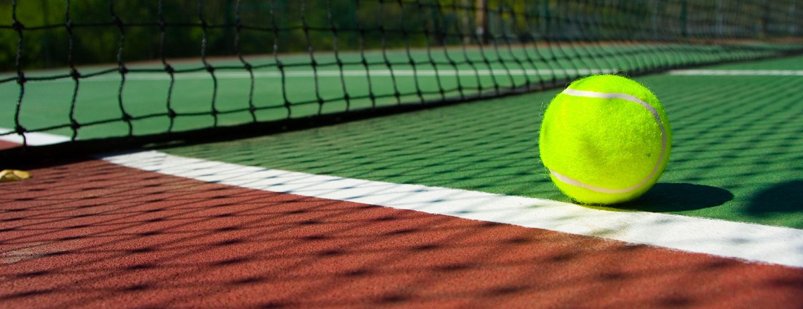 Tennis balls on Court