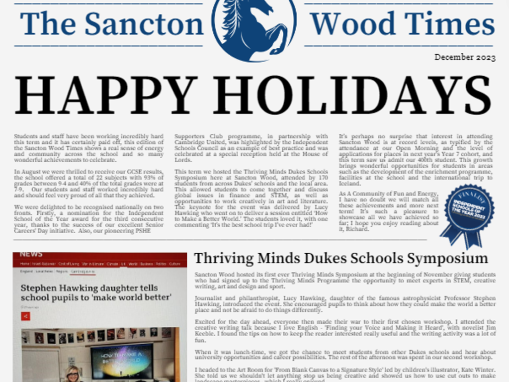 the sancton wood times